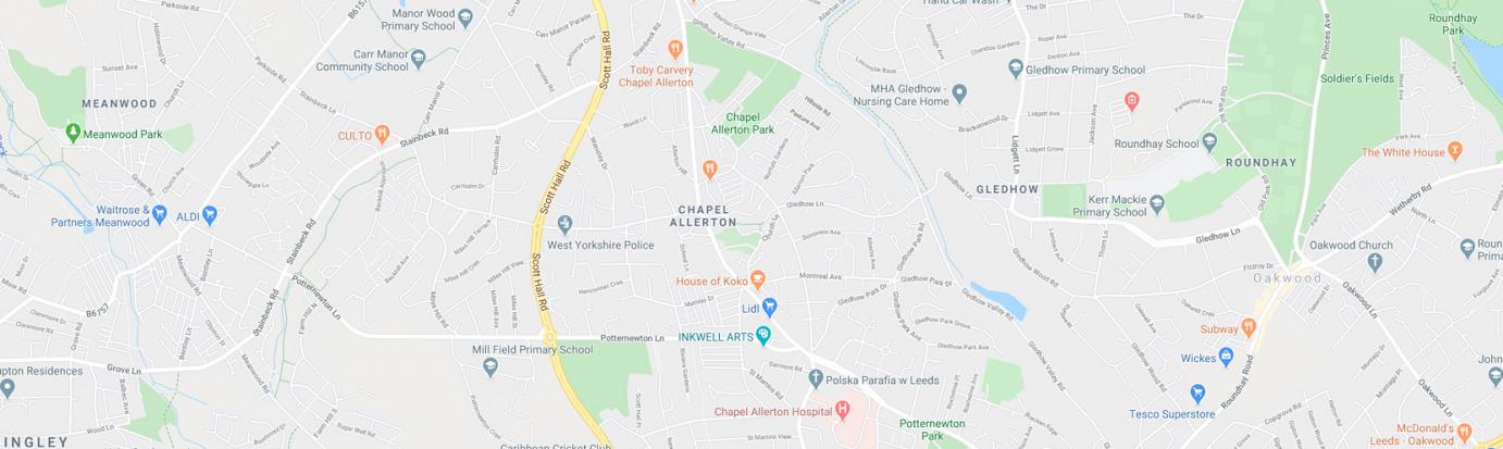 Map of Chapel Allerton