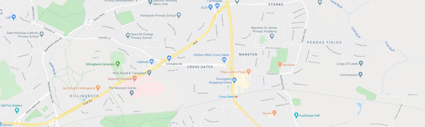 Map of Crossgates